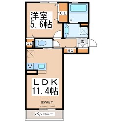 アーブルヒルズⅡの物件間取画像